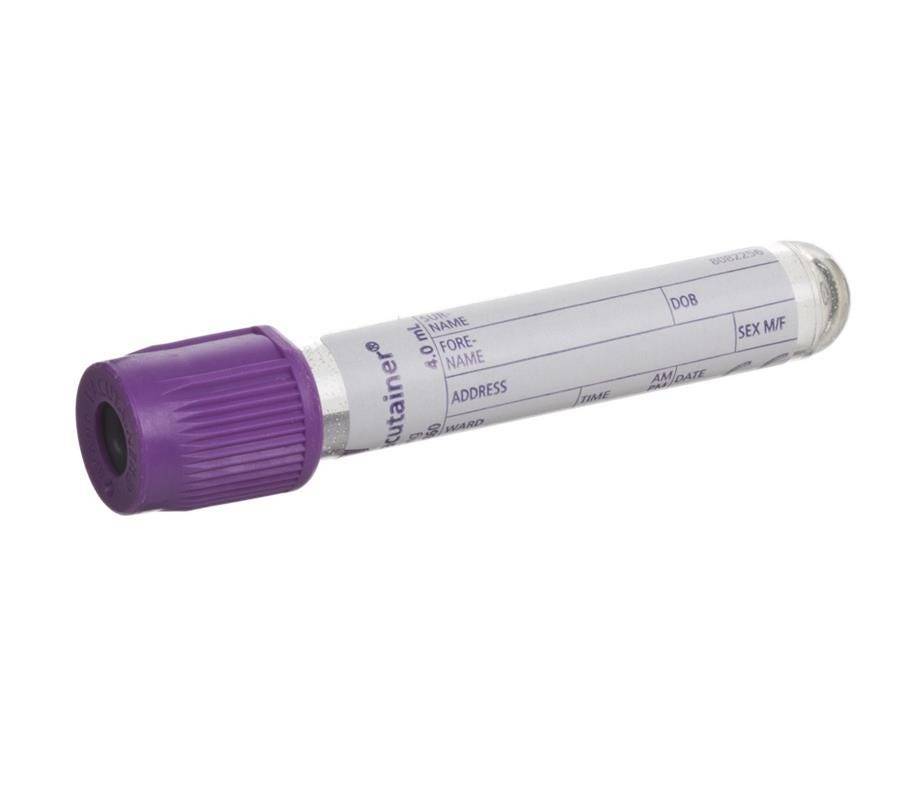 BD Vacutainer 4 ml EDTA K3 Lavender -verenkeräysputket