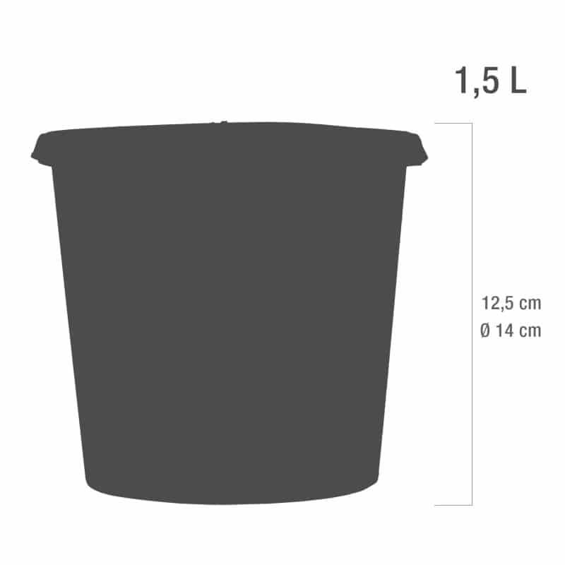 1,5 litran Eco Line Sharps Bin