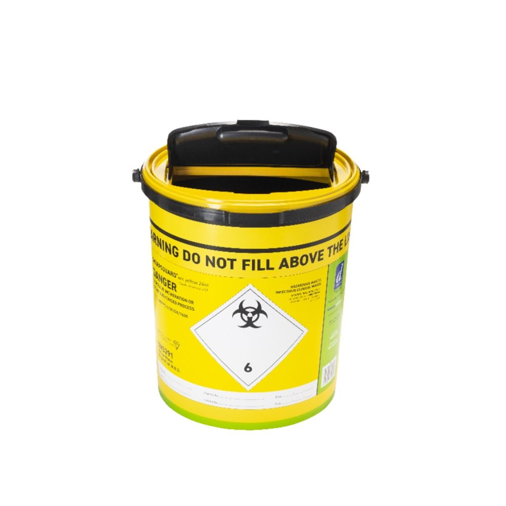 22L Sharpsguard Yellow Sharps Bin Extra Access