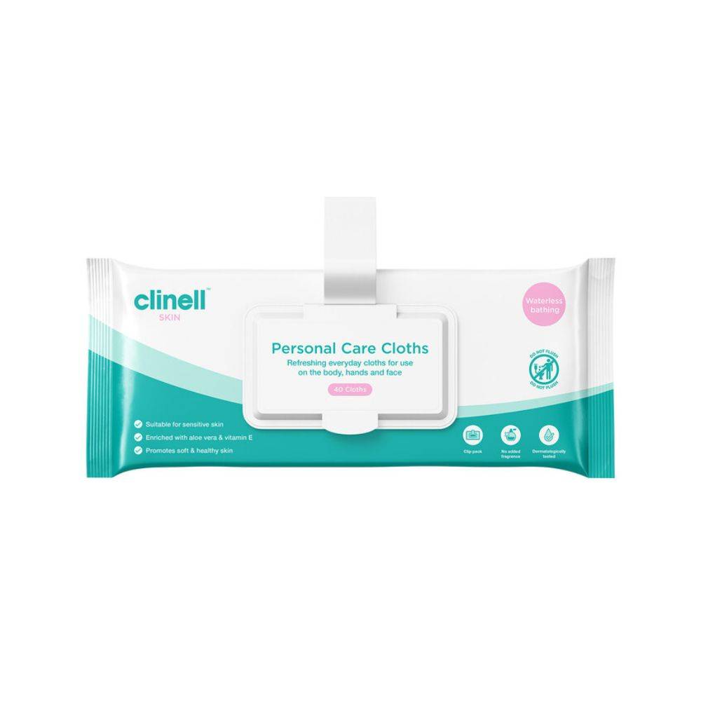 Carell Personal Care -pyyhkeet Clip Pack 40
