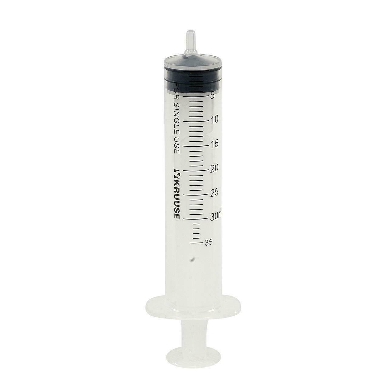 30/34 ml Kruuse Luer Slip eläinlääkintäruisku