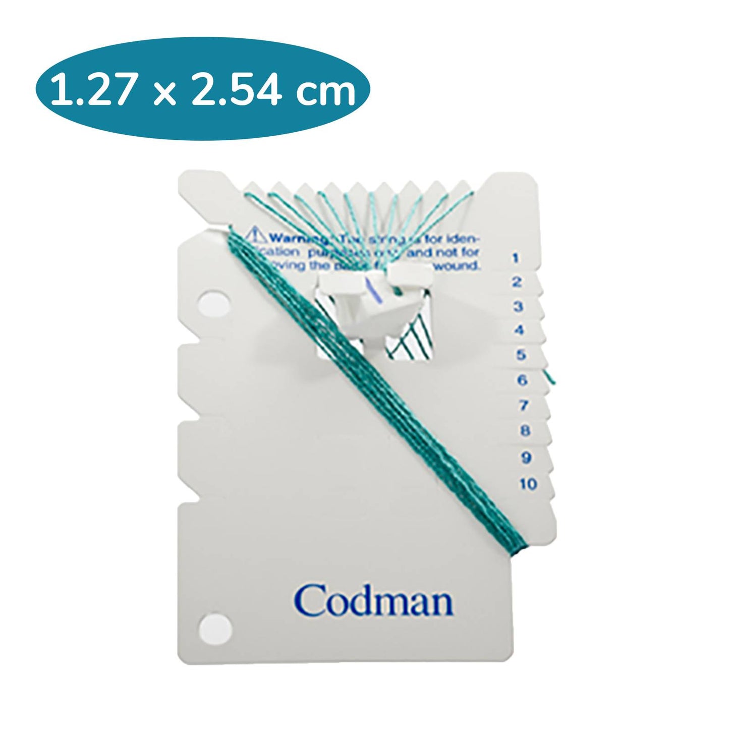 1,27 cm x 2,54 cm Codmanin steriilit neurokirurgiset pihvit