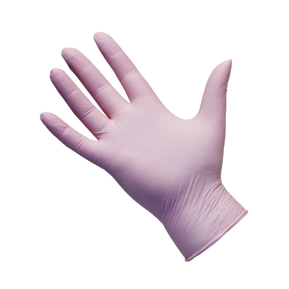 PRO UltraFLEX Pink Nitrile Gloves Box 100 kappaletta