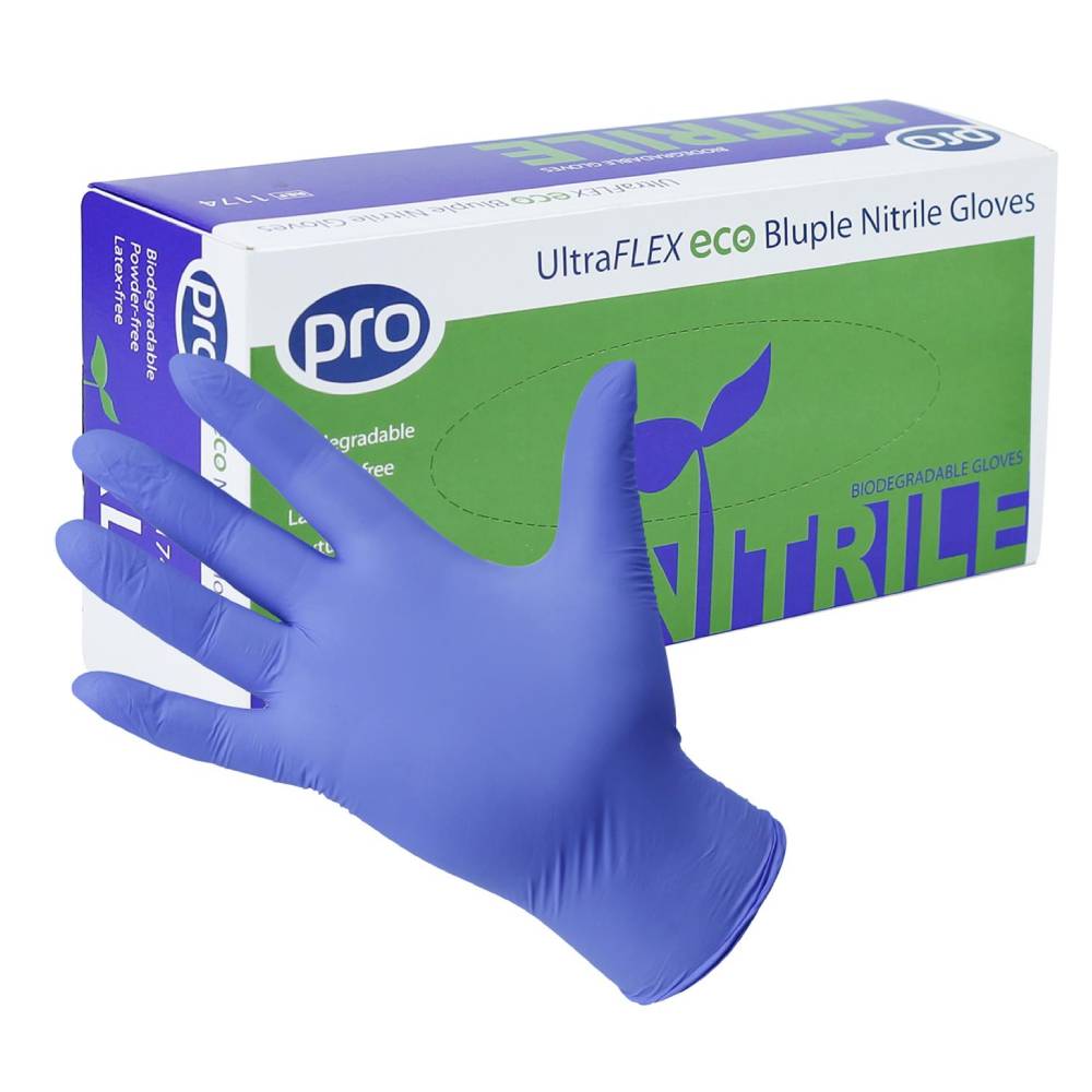 PRO UltraFLEX Eco Bluple nitriilikäsinekotelo 100 kappaletta
