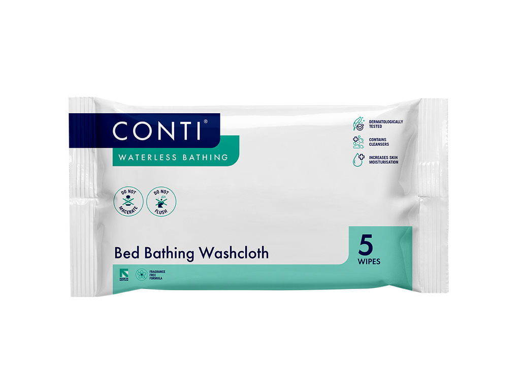Conti Bed Bathing Washcloth hajusteeton 5 liinaa