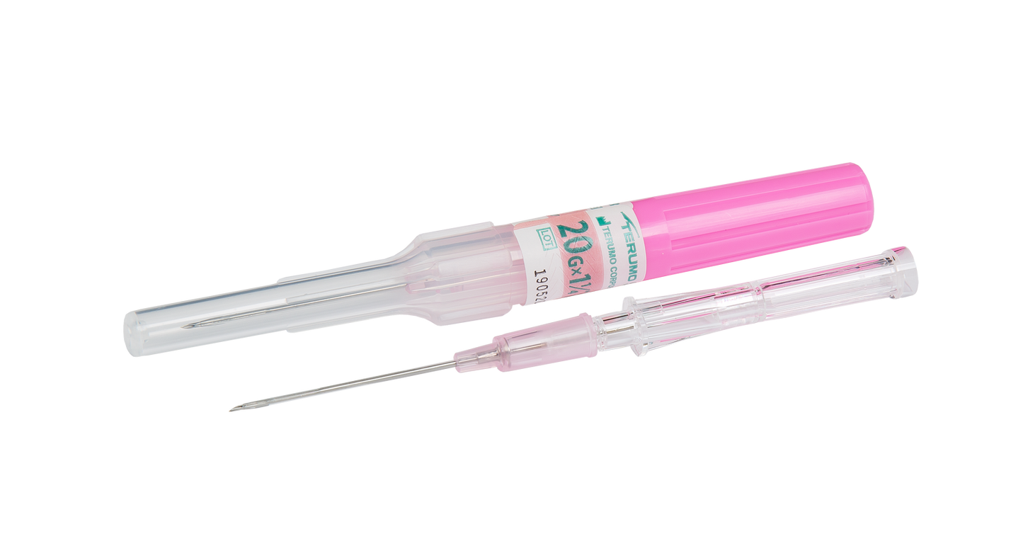 20g 1,25 tuuman Terumo Surflash IV -katetri 60ml/min