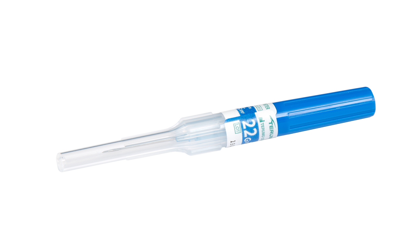 22g 1 tuuman Terumo Surflash IV -katetri 35ml/min