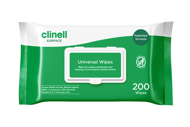Clinell Universal Desinfiointipyyhkeet 200 Pyyhkeet