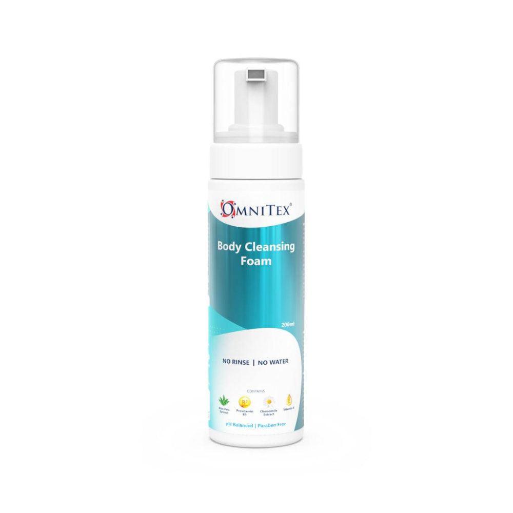 Omnitex 200ml Huuhtelematon Kehon Puhdistusvaahdot