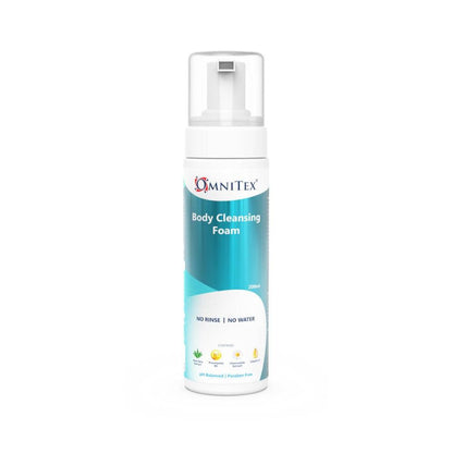 Omnitex 200ml Huuhtelematon Kehon Puhdistusvaahdot