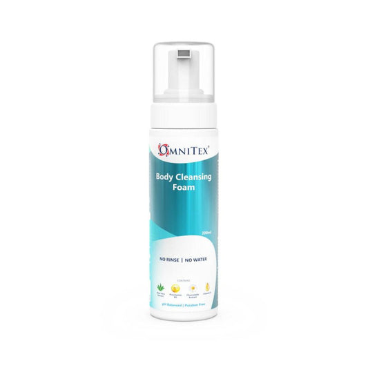 Omnitex 200ml Huuhtelematon Kehon Puhdistusvaahdot