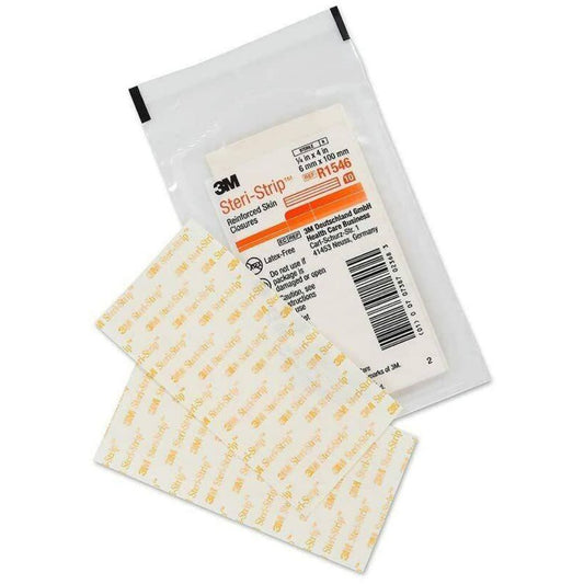 3M Steri-Strip 6 mm x 100 mm vahvistetut ihonsulkijat (pakkaus 10)