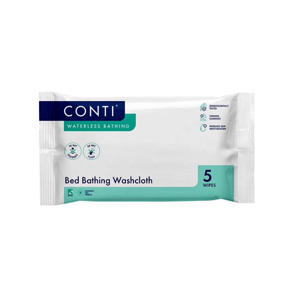 Conti Bed Bathing Washcloth hajusteeton 5 liinaa