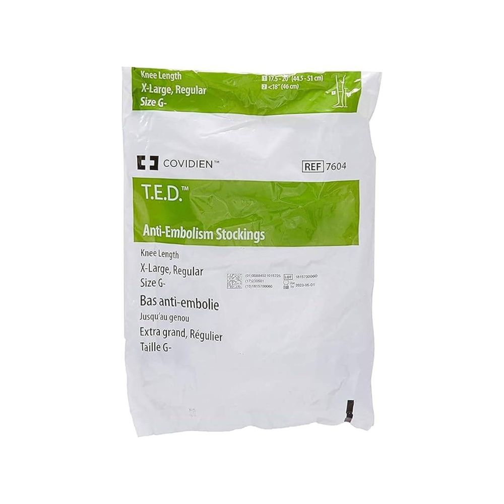 TED Anti-Embolism Polvipituiset sukat XL Normaalit