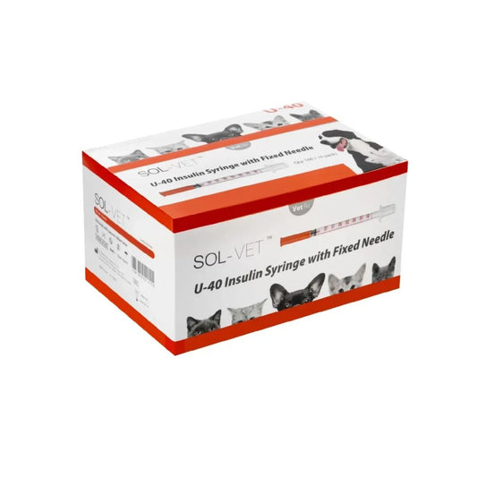 Sol-Vet 1 ml 29 g x 0,5 tuuman U40 ruisku kiinteällä neulalla