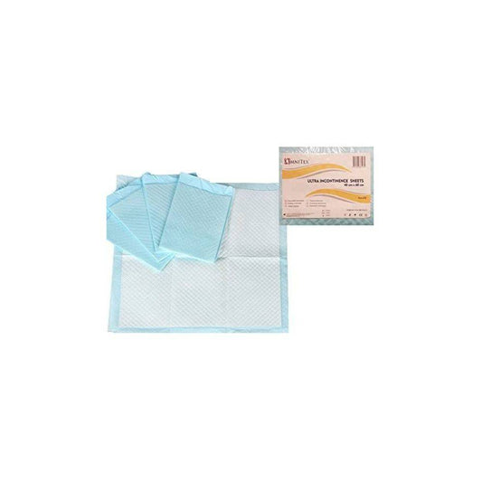 Omnitex 40cm x 60cm Ultra Kertakäyttöiset tuolin inkontinenssilakanat 25 kappaleen pakkaus