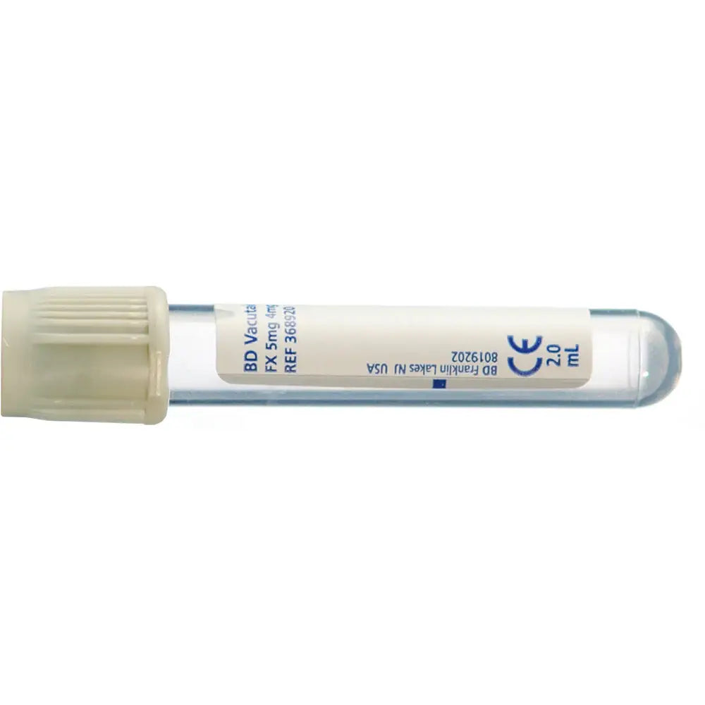 BD Vacutainer 2 ml fluori/oksalaattiharmaat verenkeräysputket