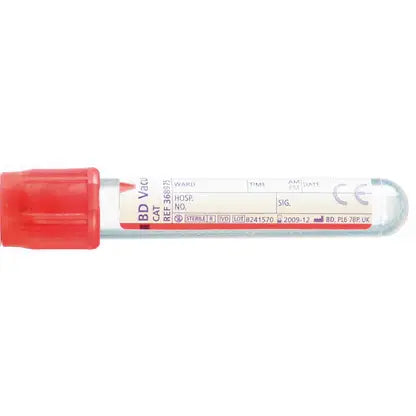 BD Vacutainer 4 ml punaiset seerumiverenkeräysputket