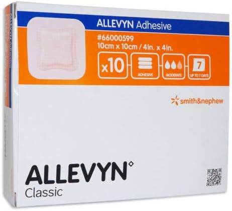 10cm x 10cm Allevyn Adhesive Dressing - UKMEDI - UK MEDICAL SUPPLIES