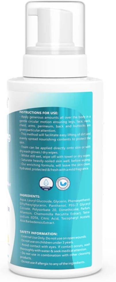 Omnitex 500ml Huuhtelematon Kehon Puhdistusvaahdot