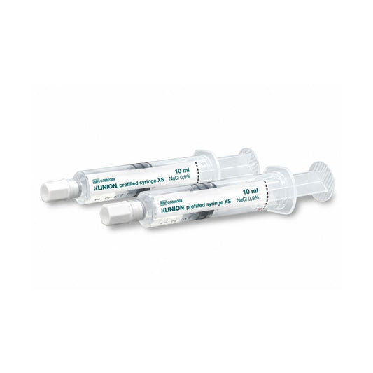 10ml Klinion SP Pre-Filled Saline Syringe Sterile Fluid Path