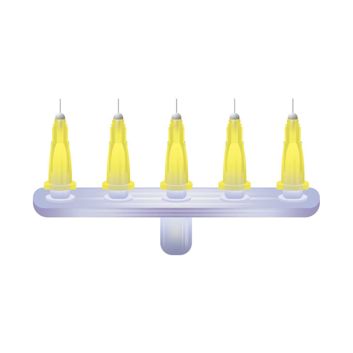 30g 4mm x 5 Meso-relle Linear Multi Injector