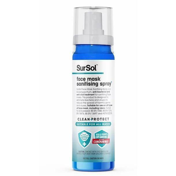 SurSol Face Mask Sanitizing Spray - 100 ml