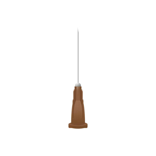 26 g ruskeita 1 tuuman Unisharp-neuloja (25 mm x 0,45 mm)