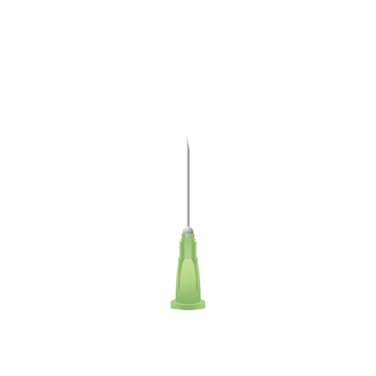 21 g vihreitä 1 tuuman BD Microlance -neuloja
