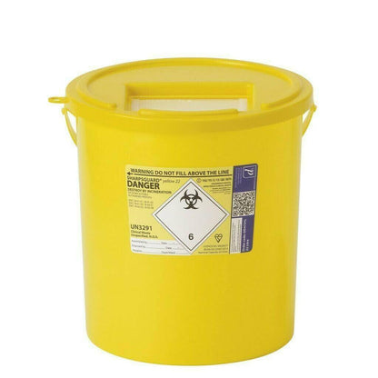 22 litran Sharpsguard Yellow Sharps Bin