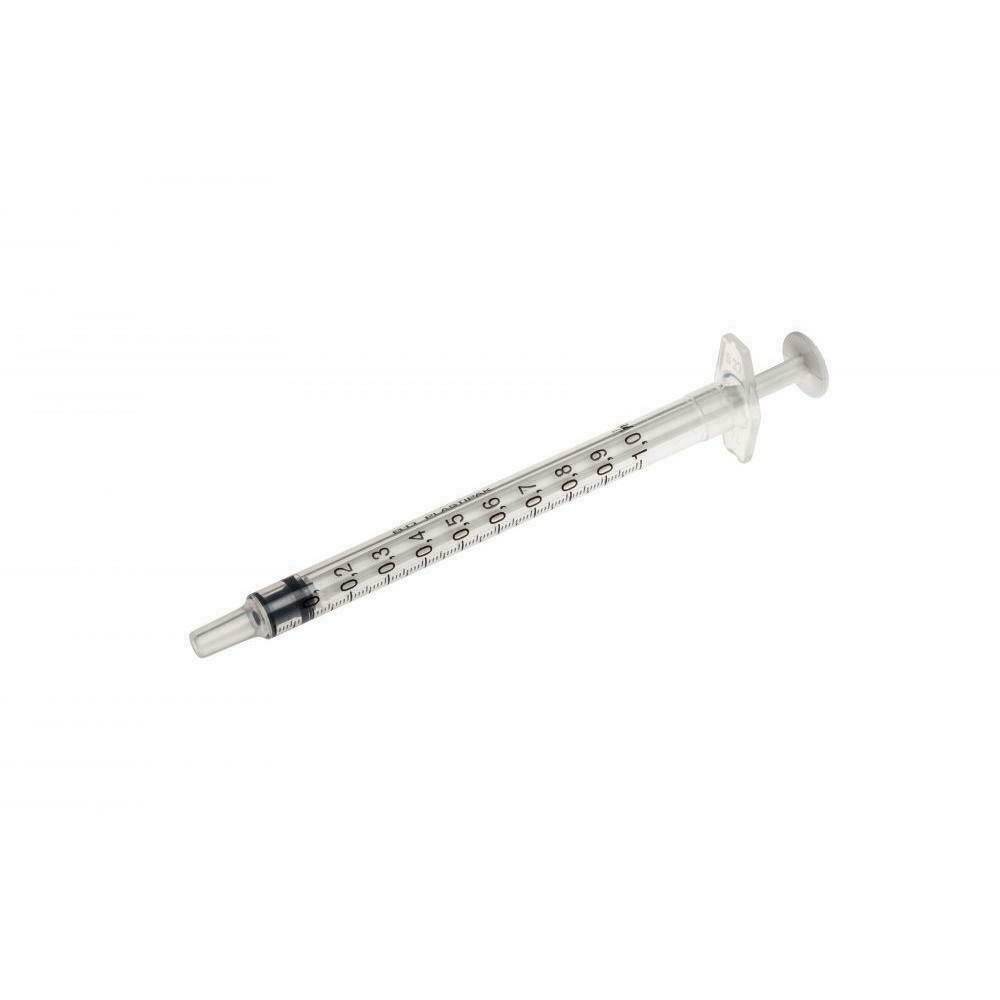 1 ml BD Plastipak Luer -liukuruisku