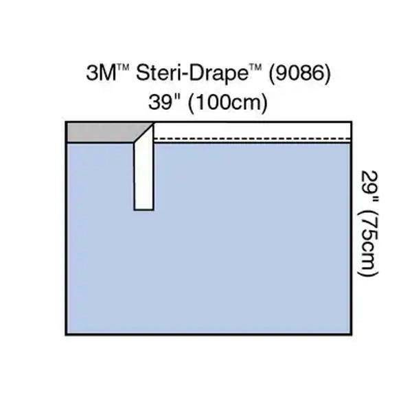 3M Steri-Drap liimapyyheliina 100cm x 75cm