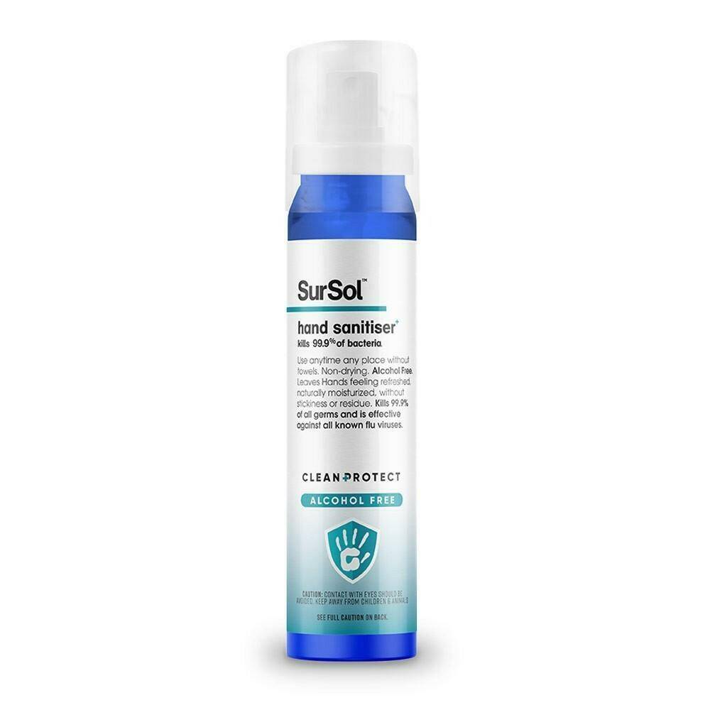 SurSol Alcohol-Free Spray Hand Sanitiser - 75ml Bottle - UKMEDI