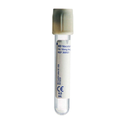 BD Vacutainer Tube fluori/oksalaatti 4 ml harmaat verenkeräysputket