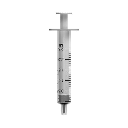 2,5 ml Reduced Dead Space -ruisku Luer Slip