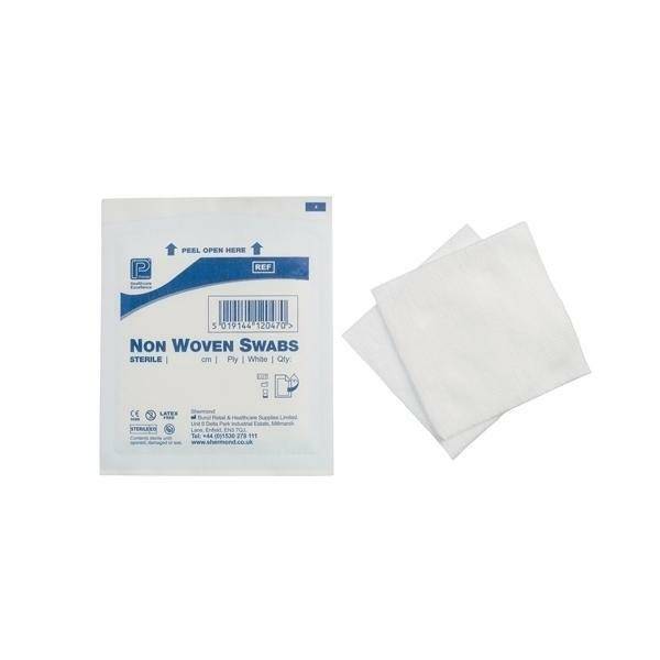 5 x 5 Non Woven Sterile Gauze Swabs Single Pack of 5 - UKMEDI