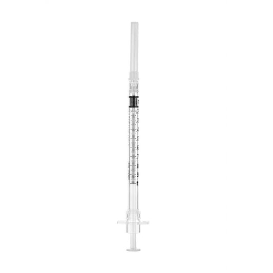1 ml 25 g 5/8 tuuman Sol-Care turvaruisku kiinteällä neulalla