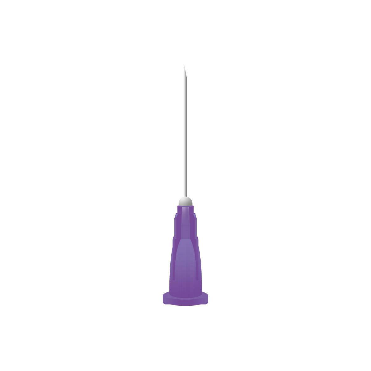 24 g purppuraisia 1 tuuman Unisharp-neuloja