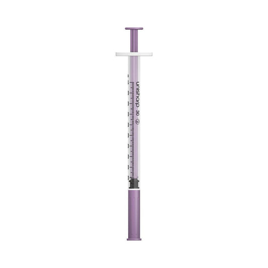 1 ml 0,5 tuuman 30 g Purple Unisharp -ruisku ja neula u100
