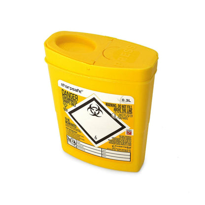 Frontier 0,3 litran Sharpsafe Yellow Sharps Bin