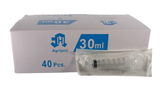 30 ml Agriject ruisku Luer Slip Side Tip