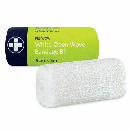 WOW siteet 5cm x 5m White Open Wove