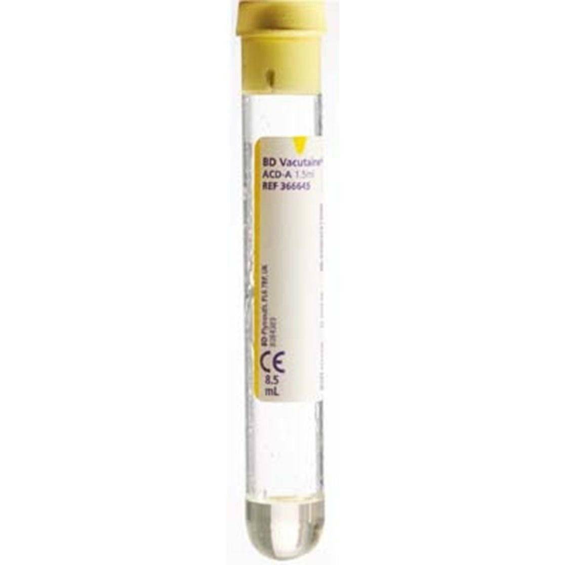 BD Vacutainer 8,5 ml ACD-A keltaiset verenkeräysputket