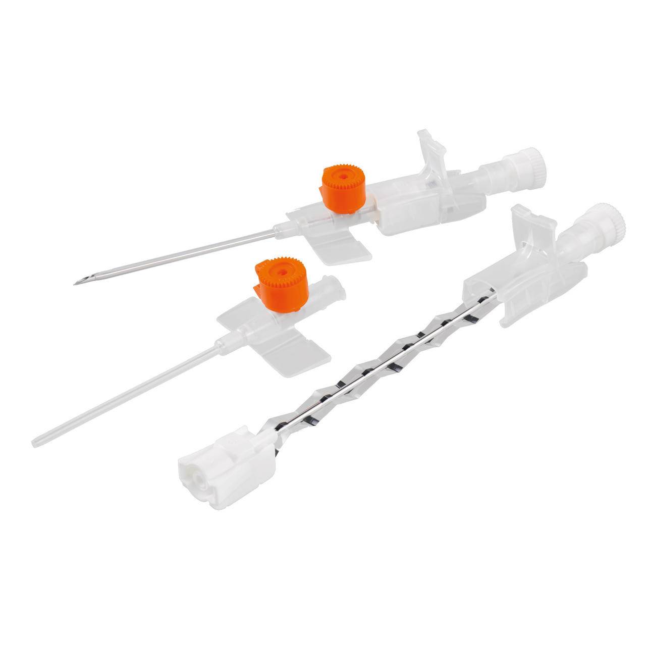 14g 45mm oranssi BD Venflon Pro turvakanyyli injektioportilla