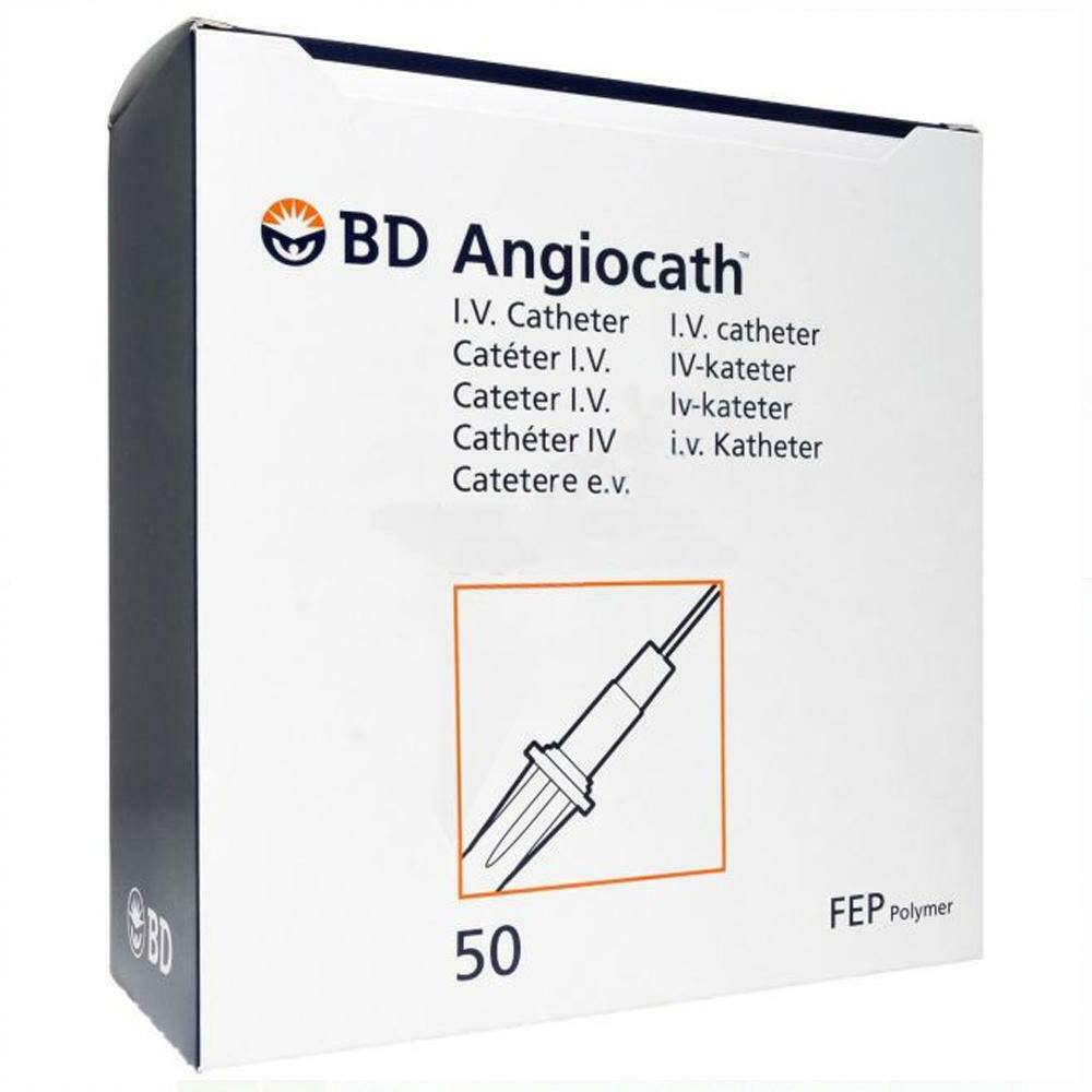 14 g BD Angiocath I.V. Katetri 1,8 tuumaa 277 ml/min