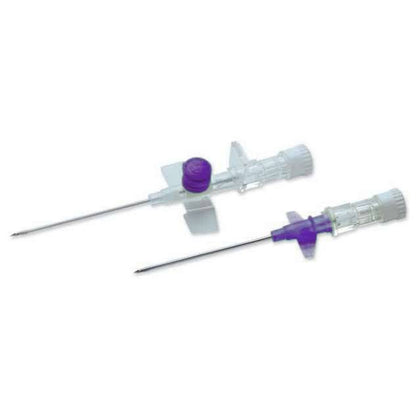 BD - 26g Violet 0.75 inch Terumo Versatus Winged and Ported IV Cannula - SR+DU2619PX UKMEDI.CO.UK UK Medical Supplies