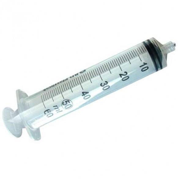 50 ml BD Plastipak Luer Lock -ruiskut