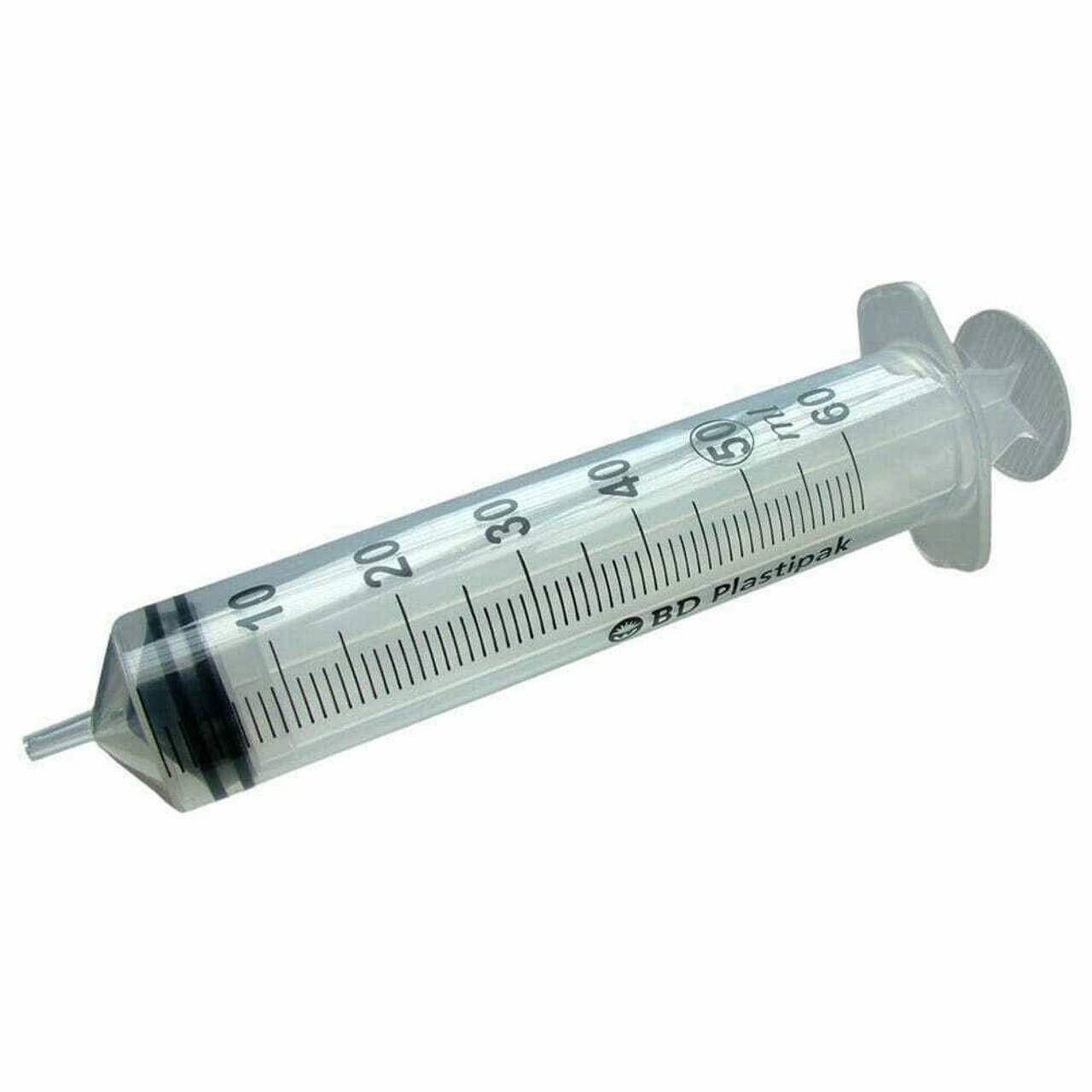 50 ml BD Plastipak Luer Slip -ruiskut