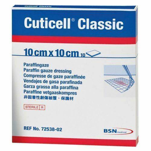 Cuticell Classic steriili sidos 10cm x 10cm