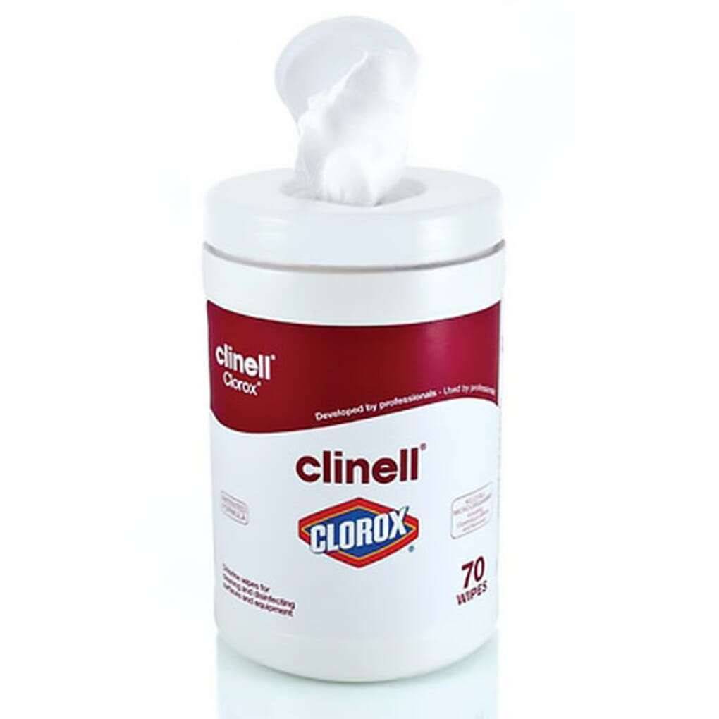 Clinell Clorox Wipes Tub 70